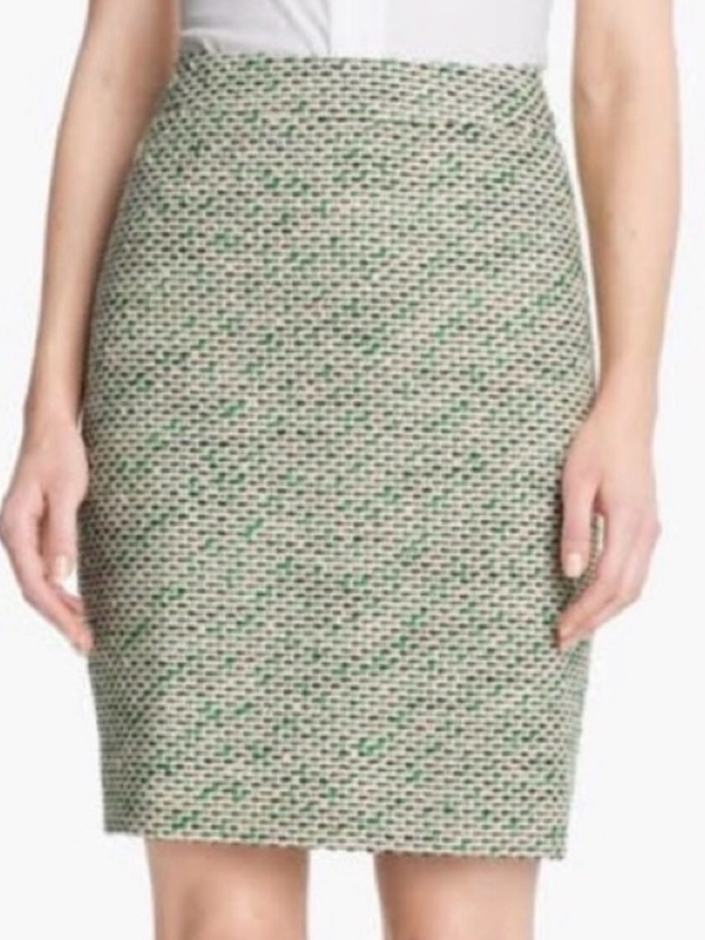 KATE SPADE | Judy Tweed Textured All Wrapped Up Pencil Skirt w/ Pockets Sz. 8